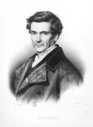 Portret van Gustave Gaspard Coriolis (1792-1843) gegraveerd door Zephirin Felix Jean Marius Belliard (b.1798)